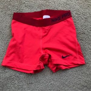 Nike Pro tight fitting shorts